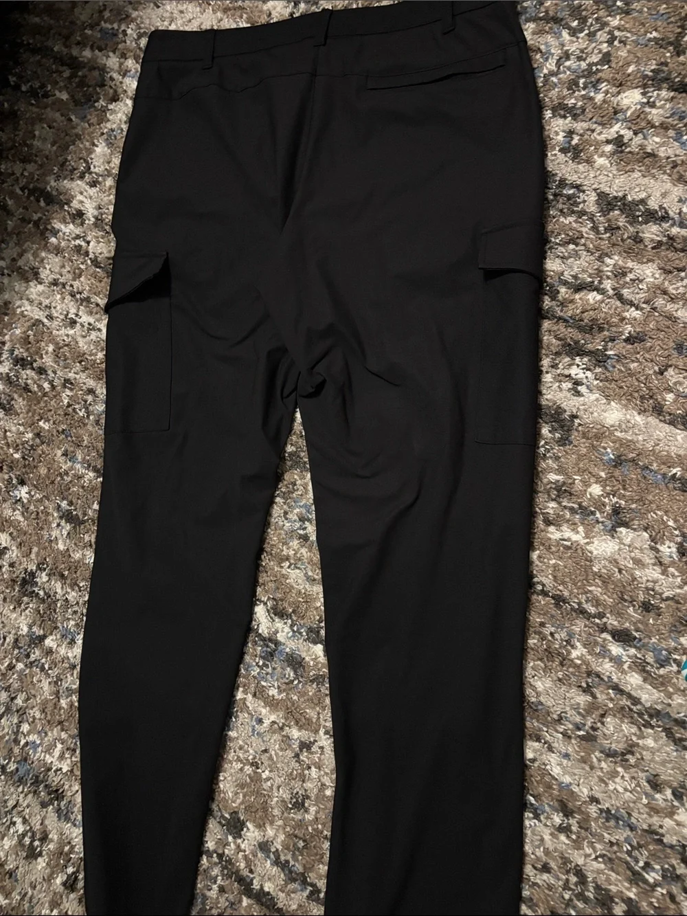 Men's Black Cargo Pants with FLX Performance Waistband